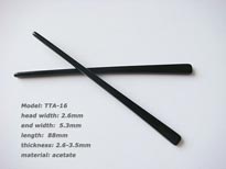 acetate terminals for eyeglass
